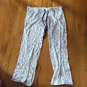 White playboy pjs